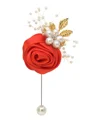 Stunning Free-Form Satin Boutonniere(Sold in a single piece)