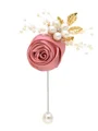 Stunning Free-Form Satin Boutonniere(Sold in a single piece)