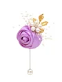 Stunning Free-Form Satin Boutonniere(Sold in a single piece)