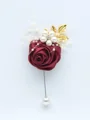 Stunning Free-Form Satin Boutonniere(Sold in a single piece)