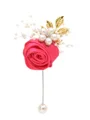 Stunning Free-Form Satin Boutonniere(Sold in a single piece)