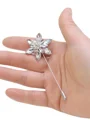 Classic Free-Form Rhinestone Boutonniere(Sold in a single piece)