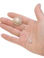 Gorgeous Free-Form Imitation Pearl Boutonniere(Sold in a single piece)