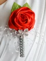 Pretty Free-Form Satin Boutonniere(Sold in a single piece)