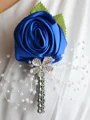 Pretty Free-Form Satin Boutonniere(Sold in a single piece)