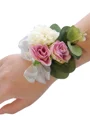 Fascinating Free-Form Cloth Wrist Corsage