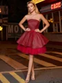 Ball-Gown Straight Bow Short/Mini Dress