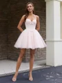 Ball-Gown Halter Bow Short/Mini Corset Dress