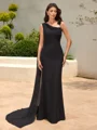 Sheath Straps Flower Floor-Length Chiffon Corset Mother of the Bride Dress