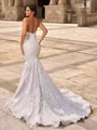 Trumpet/Mermaid Tulle Sweetheart Sleeveless Chapel Train Wedding Dresses