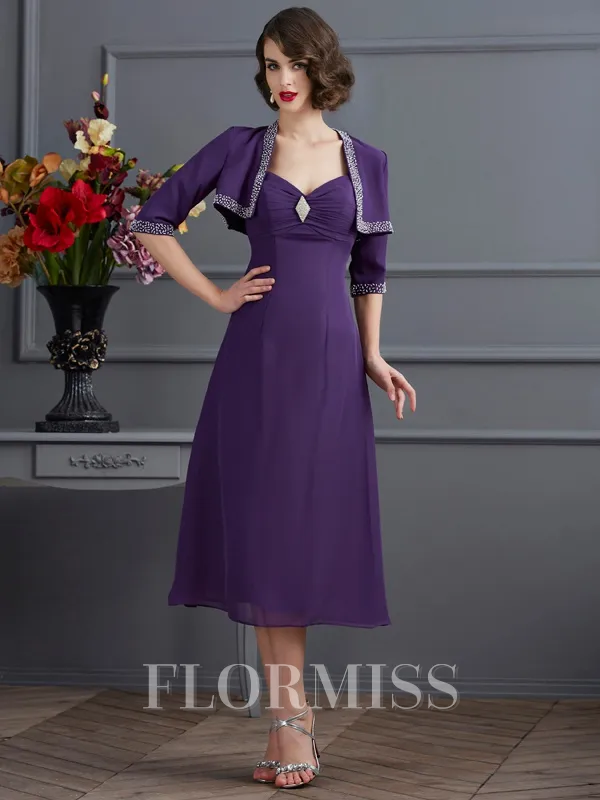 Chiffon 1/2 Sleeves Special Occasion Wrap