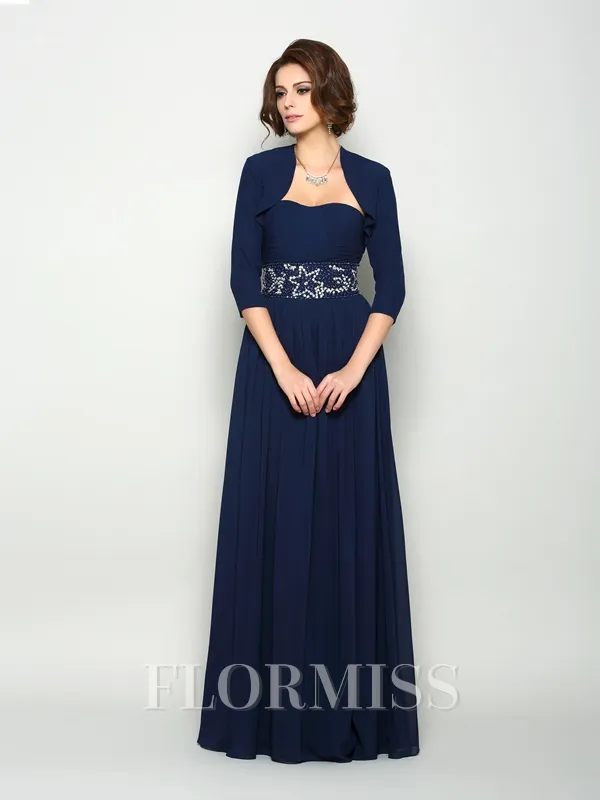 Chiffon 3/4 Sleeves Special Occasion Wrap