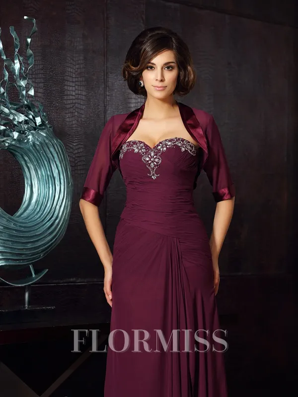 Chiffon 1/2 Sleeves Special Occasion Wrap