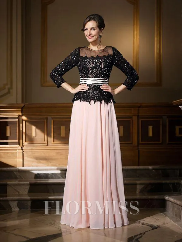 A-Line/Princess Sweetheart Floor-Length Chiffon Mother of the Bride Dresses