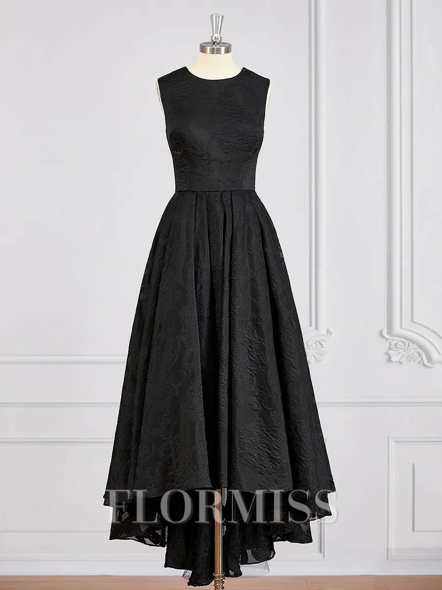 A-Line/Princess Scoop Asymmetrical Lace Mother of the Bride Dresses With Applique