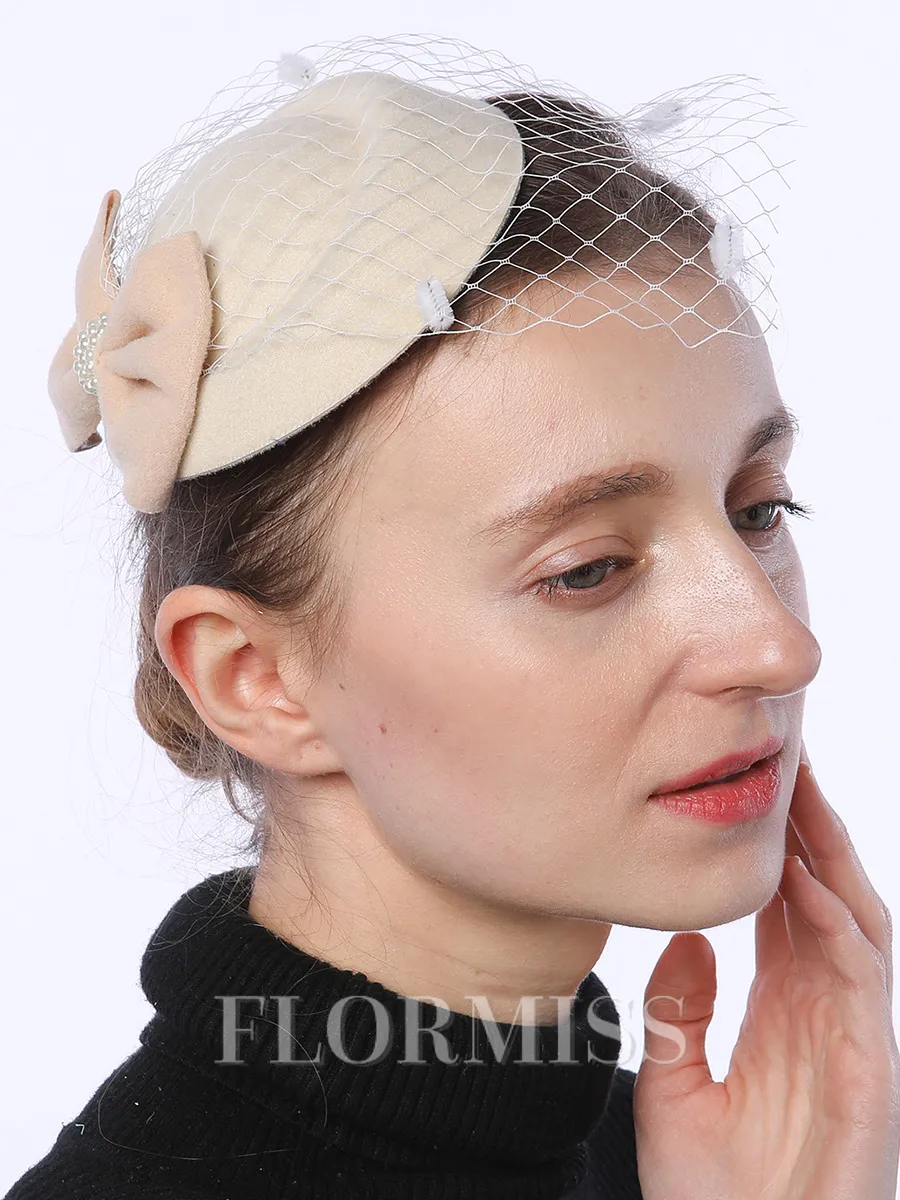 Ladies' Elegant Bowknot Tea Party Hats