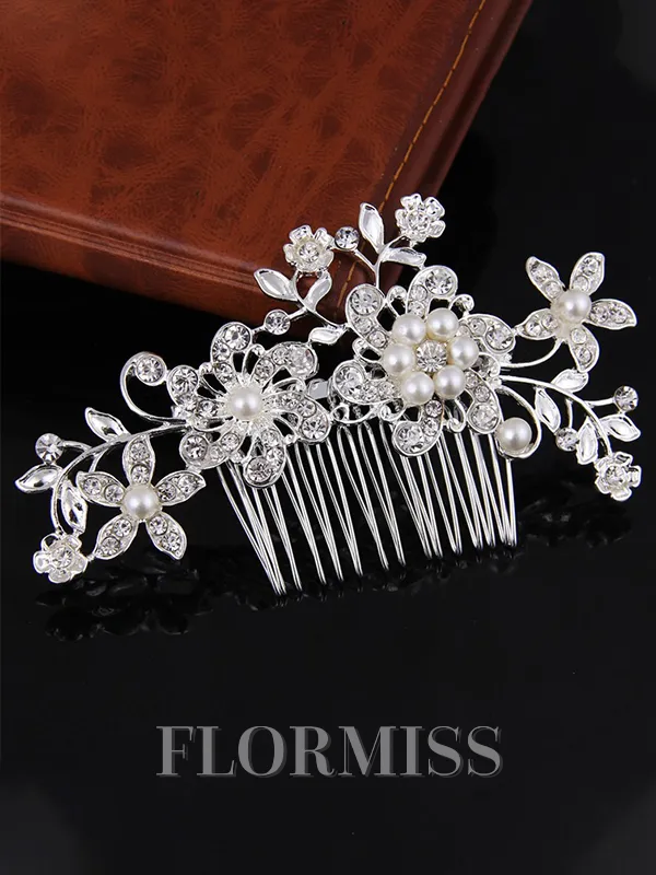 Fashionable Flowers Alloy Headpieces