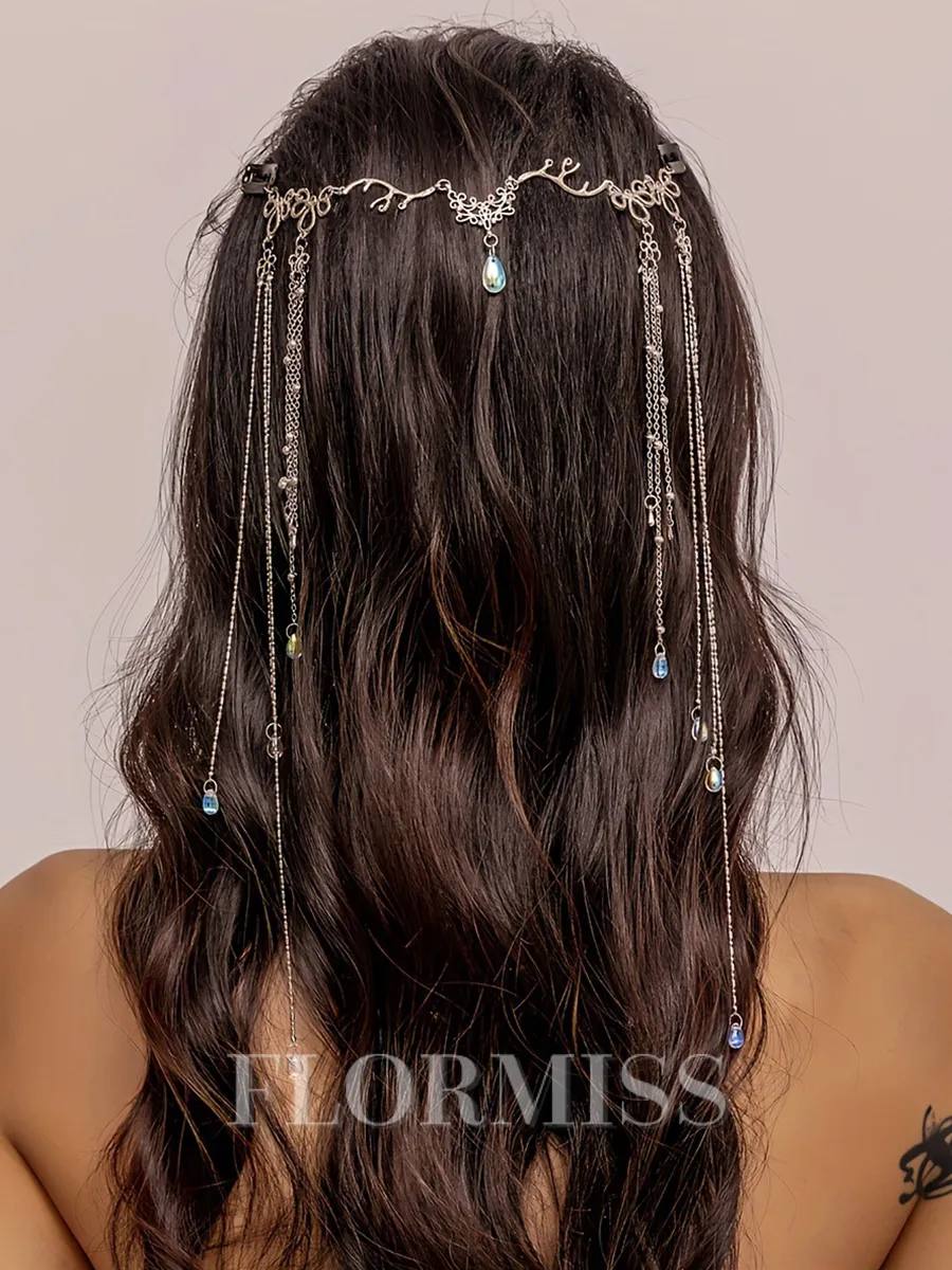 Fancy Metal Crystal Headpieces