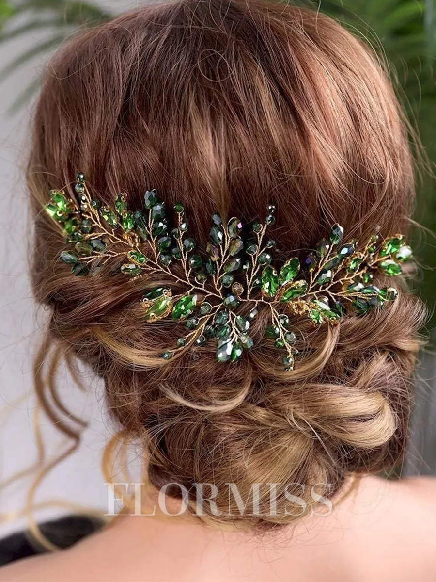 Simple Crystal Headpieces