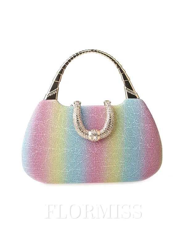Stunning Polyester With Rhinestone Evening/Party Handbags