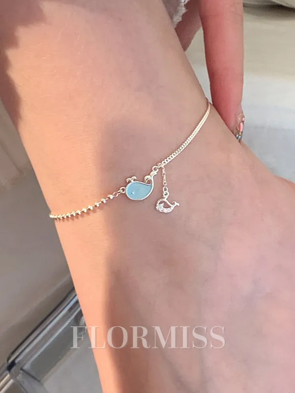 Fascinating Whale Anklets