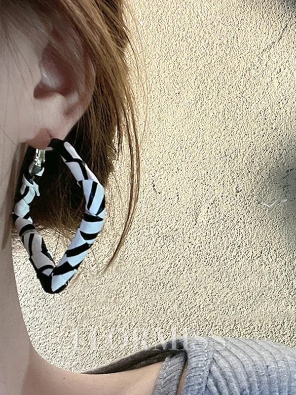 Stylish Leather Earrings