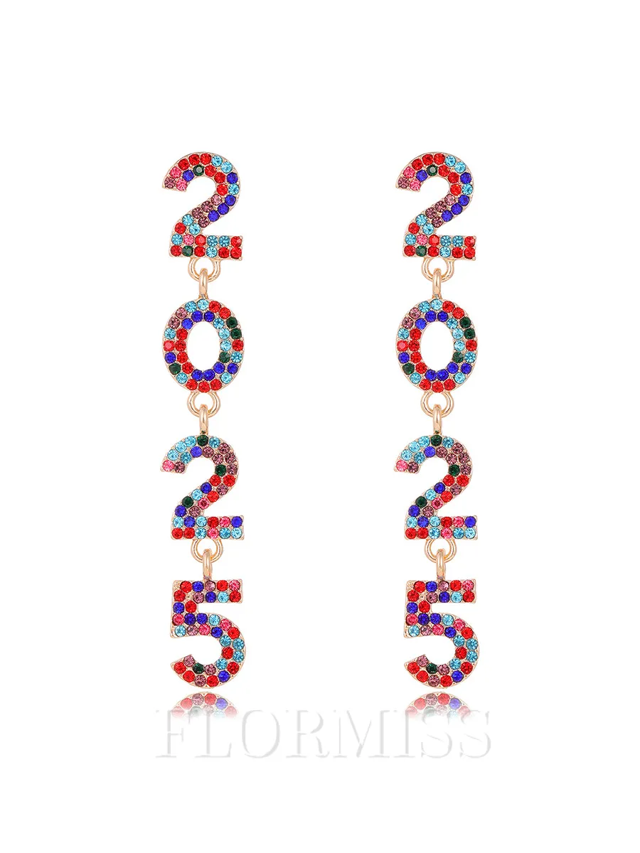 Brilliant Alloy With Rhinestone Earrings