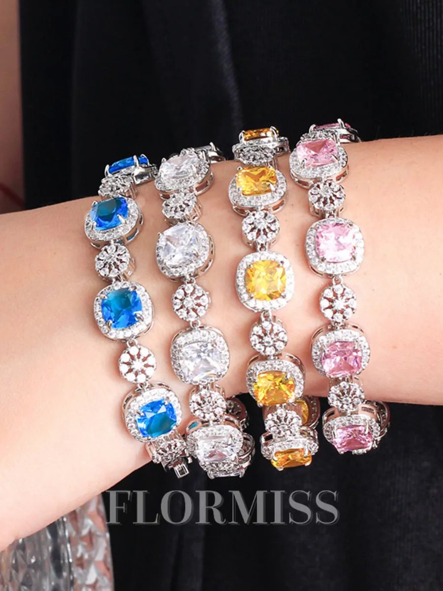 Fashion Copper With Rhinestone Bracelets