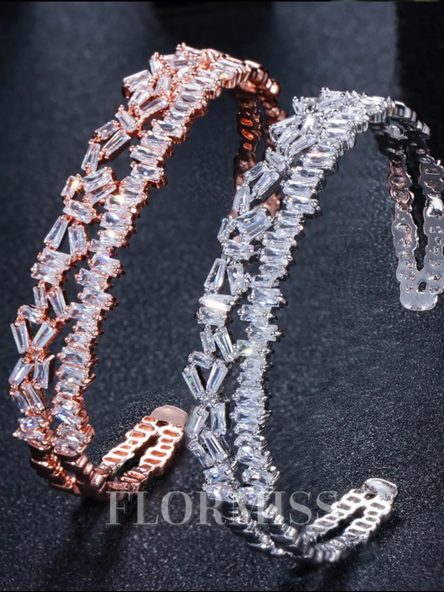 Fashion Copper With Rhinestone Bracelets