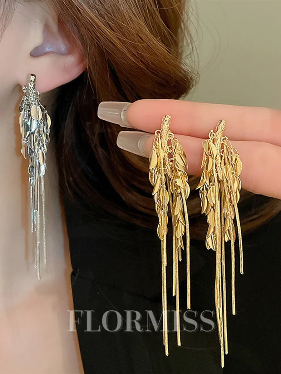 Classic Copper With Tassel Earrings