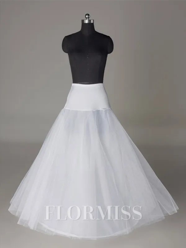 Tulle Netting A-Line 2 Tier Floor Length Slip Style/Wedding Petticoats