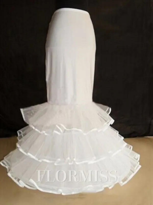 Tulle Trumpet/Mermaid 3 Tier Floor-Length Wedding Petticoats