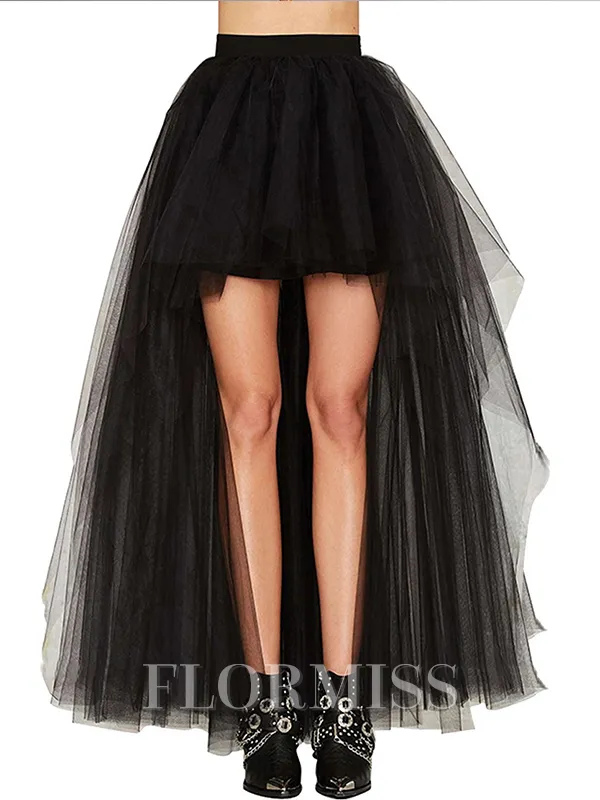 Tulle A-Line 5 Tier Asymmetrical Wedding Petticoats