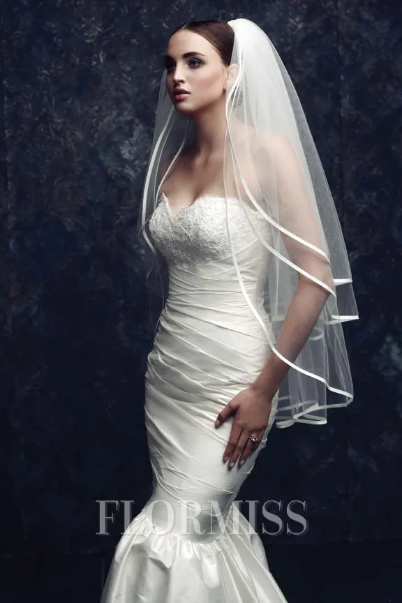 Gorgeous 3 Layer Tulle Wedding Veils