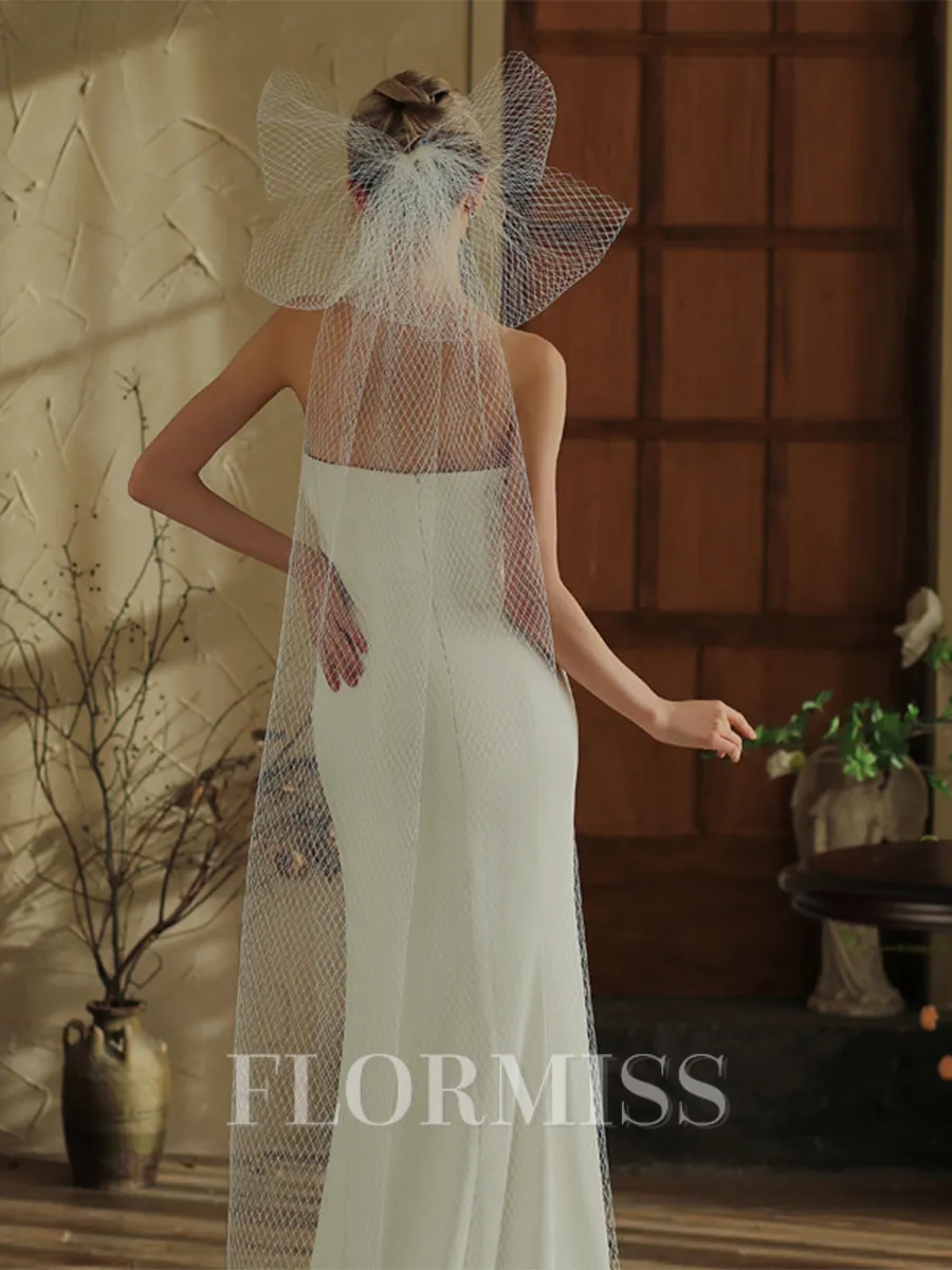 Elegant Tulle One-Tier Chapel Bridal Veils