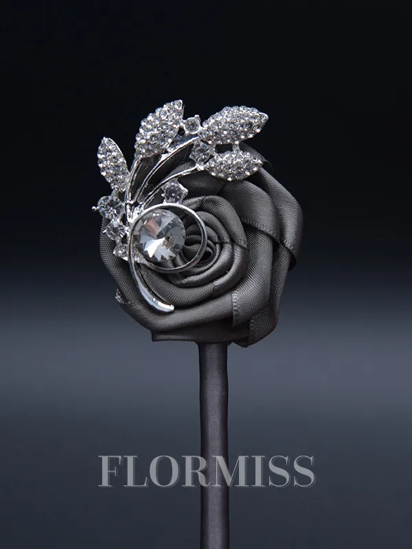 Delicate Free-Form Cloth Boutonniere(Sold in a single piece)