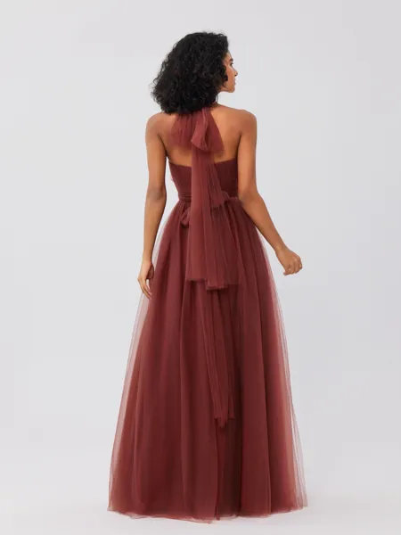 A-Line/Princess Tulle...