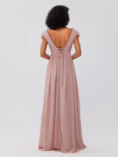 A-Line/Princess Chiffon...