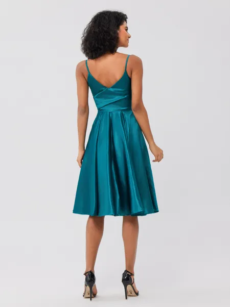 A-Line/Princess Silk Like...