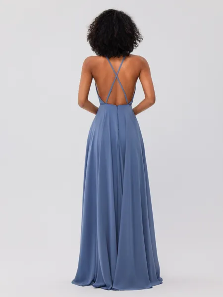 A-Line/Princess Chiffon...