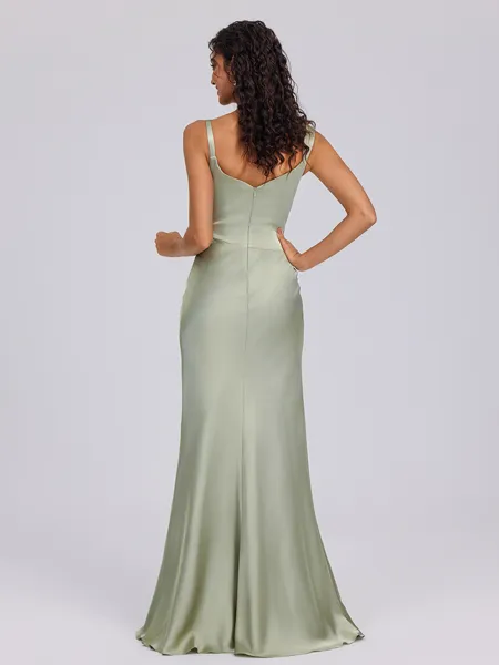 Sheath Scoop Floor-Length...