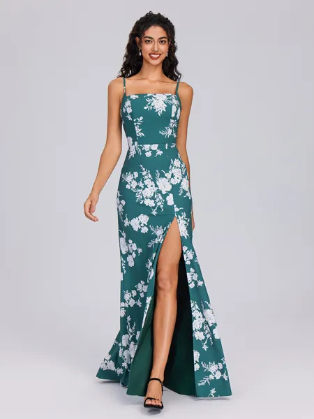 Sheath Spaghetti Straps...