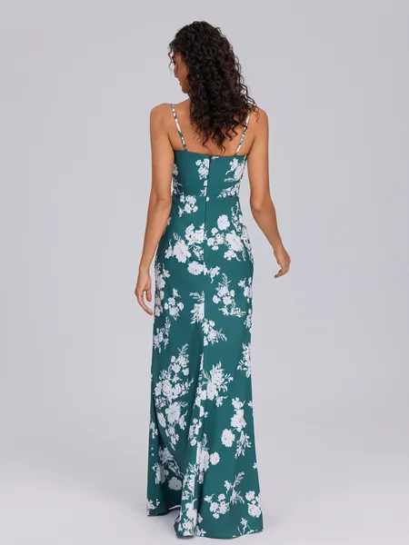 Sheath Spaghetti Straps...