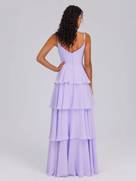 A-line Spaghetti Straps...