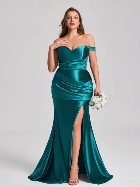 Sheath Off-the-Shoulder...