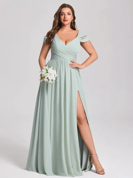 A-line Cold Shoulder...