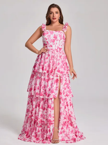 A-line Straps Cascading...