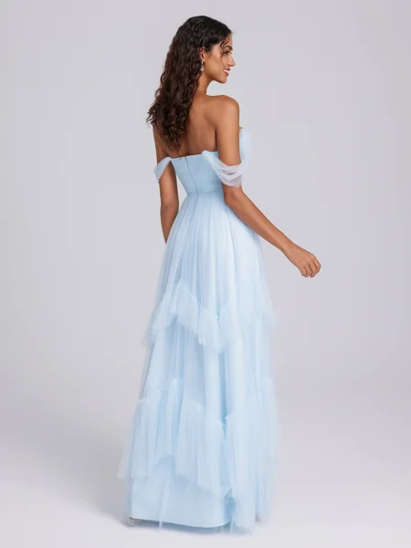 A-line Off-the-Shoulder...