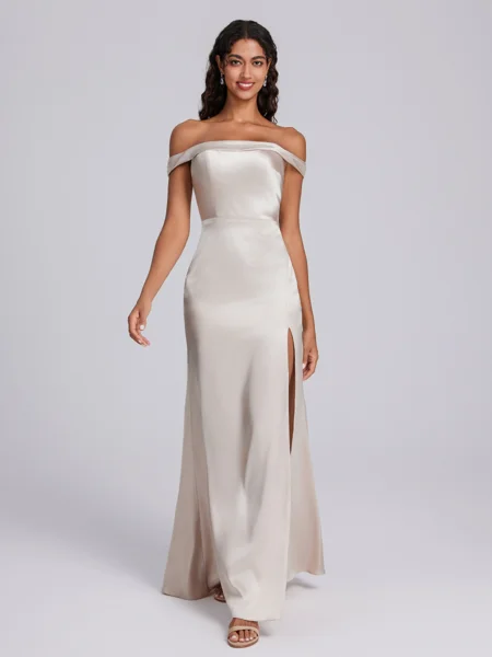 Sheath Off-the-Shoulder...