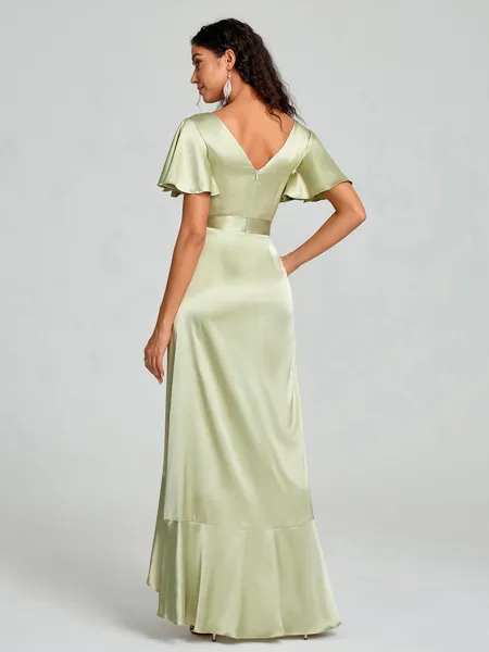 A-line/Princess V-neck...